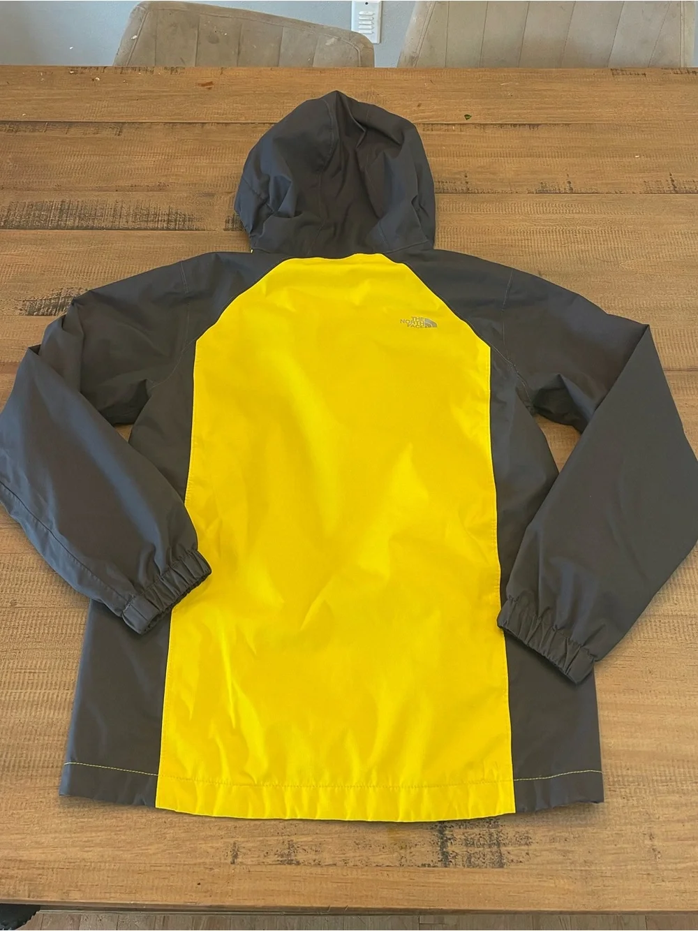 The North Face bright yellow